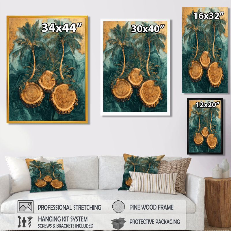 Cordilia - impressions florales sur toile, Impression d'un seul cadre photo, Noir, noir, noir, noir, H 20 po x l 12 po