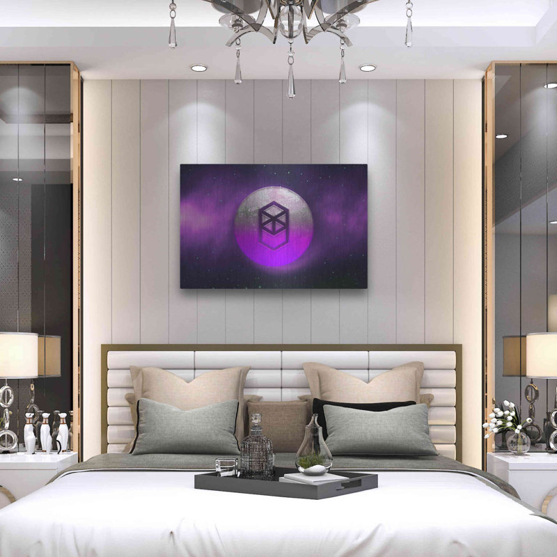 "Cosmic Crypto Fantom" par Valentyn Artemenko, H 24 po x l 36 po