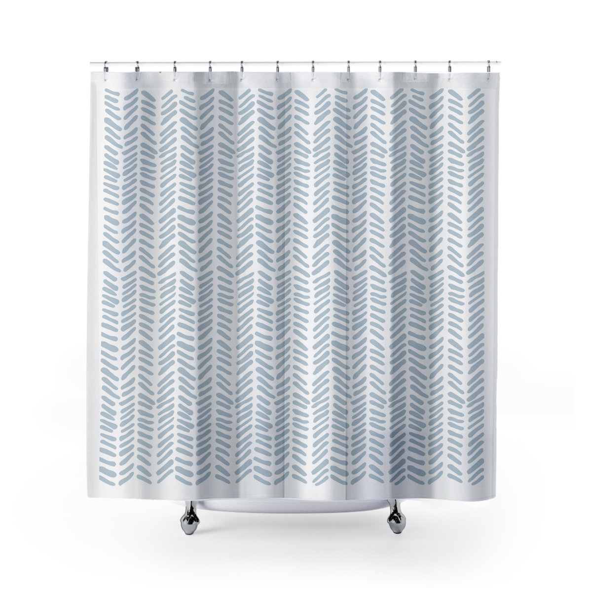 Thora Tribal Shower Curtain, ThoraVee Gray