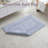Lavish Home 2PC Bathroom Rugs - 2575 GSM Reversible Cotton Bathroom Mat Set-Machine Washable Bath Mats for Bathroom, Kitchen, Laundry Room (Silver)-454925389