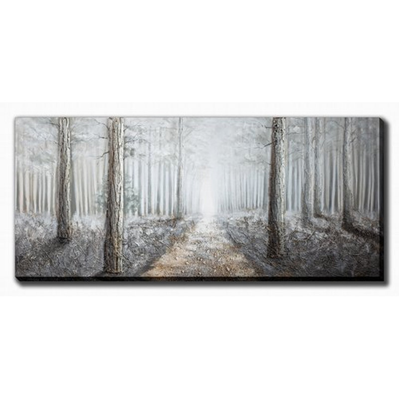 Misty Woods Canvas Wall Art