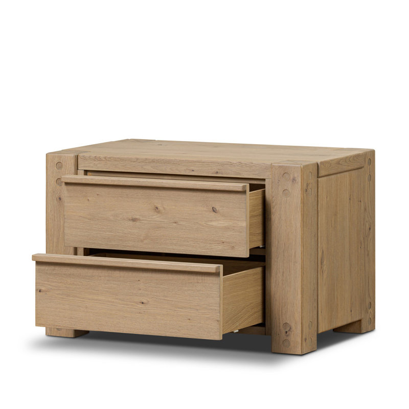 Emmer Nightstand-Aged Smoked Oak