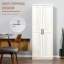 Armoire de rangement autoportante 63 po à 2 portes avec tablettes à 5 niveaux et 2 tablettes réglables pour la salle à manger-1847174210
