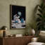 Astronaut on the Moon Modern - Wrapped Canvas-600082848-600082877