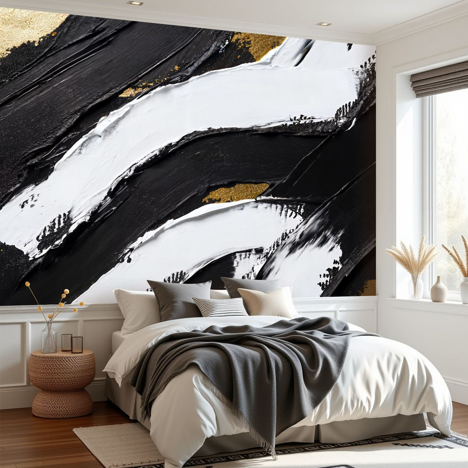 Latitude Run® Wall Mural Peel and Stick Wallpaper Abstract Graffiti ...