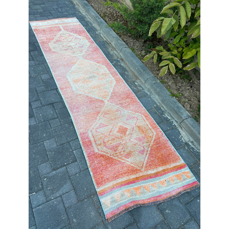 Tapis moderne en laine 31,5 x 126 pouces
