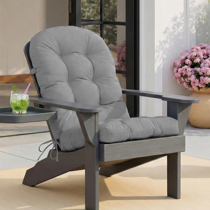 Chair Cushion 44x19x4High Back Rocking Chair Cushion Non- Thick Waterproof Patio Chair Cushions For Outdoor Indoor