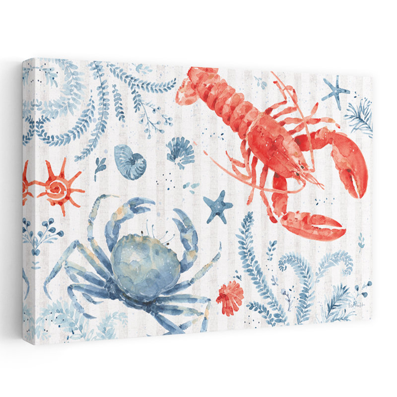Vie nautique, animal côtier, crabe côtier, H 24 po x l 16 po
