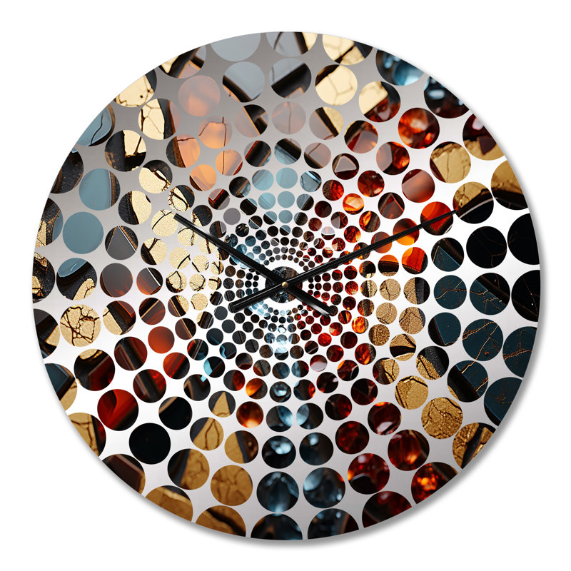 Willimena - Horloge murale abstraite en marbre, Petit