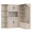 Armoire de vestibule multifonctionnelle gauche-droite avec rangement et 4 crochets-1245340832