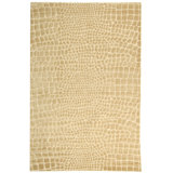 Martha Stewart Classics Hand-Knotted Wool/Silk/Linen Meerkat/Brown Area Rug