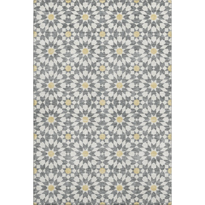 Premium Machine Washable Tweedy Gray Rug