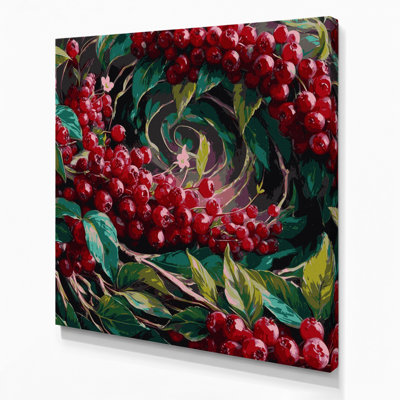 «Fruit Lingonberry», art mural sur toile
