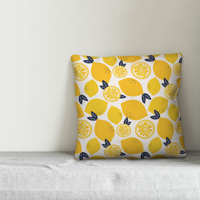 Outdoor Throw Pillow, 20" x 20", Polyester/Polyfill