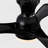 42 Inch Black Ceiling Fan With Lights Flush Mount Ceiling Fan With Remote Control, ABS Blades Modern Outdoor Ceiling Fans For Bedroom/Farmhouse/Patio/Indoor, Quiet DC Motor