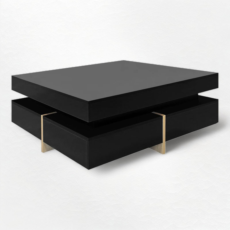 Table basse Nataka, Noir, noir, noir, noir