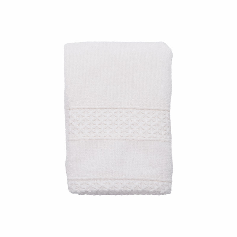 Aaidah Plush Washcloth, Off-White