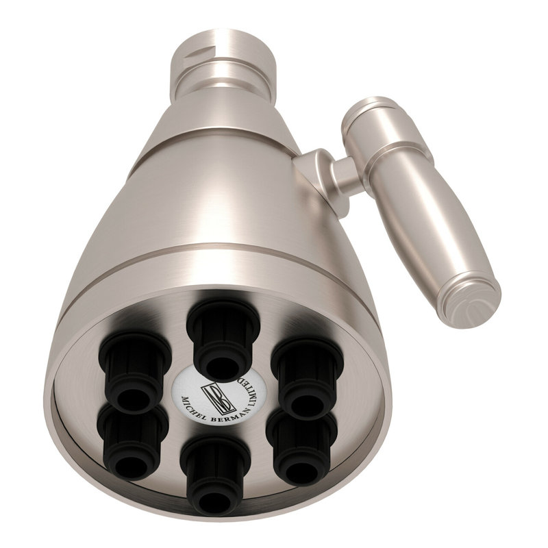 Spa Adjustable Shower Head, Satin Nickel