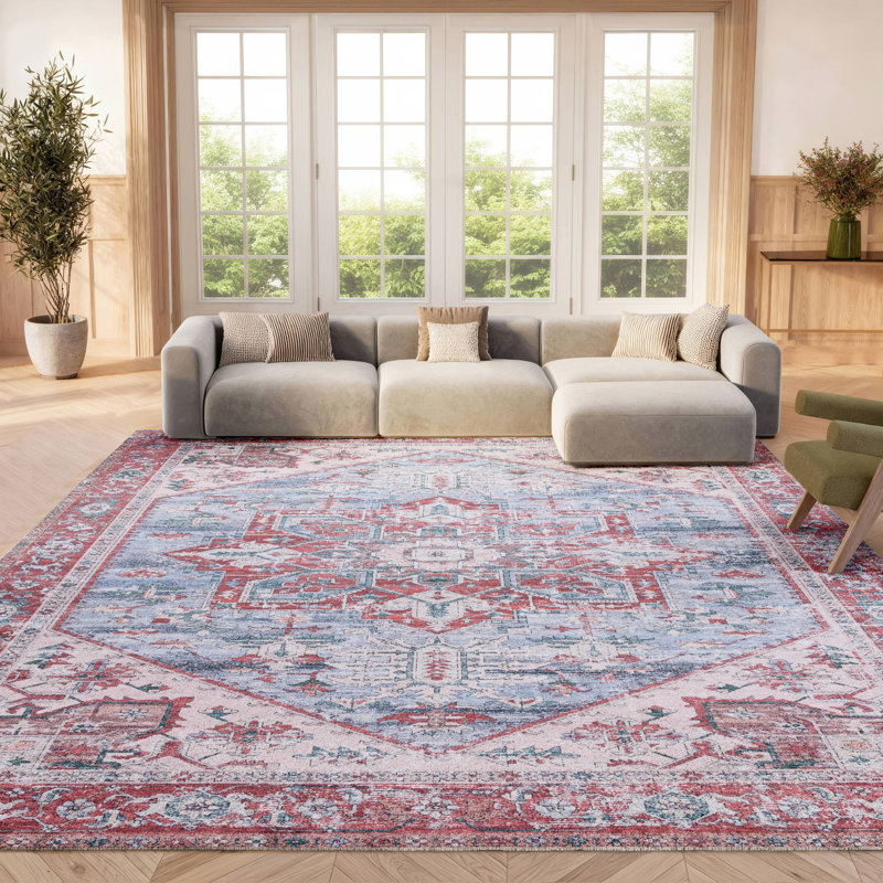Tucson Performance Machine Washable Southwestern Rug, Rectangle 8' x 10'
