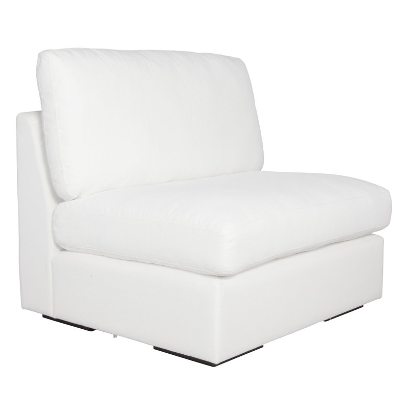 Tidworth Armless Arctic White Sofa