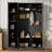 79" Tall Hall Tree With Shoe Storage, 4-In-1 Entryway Bench With 6 Cabinets, 4 Coat Hooks & Adjustable Shelf For Hallway, Living Room-327452525