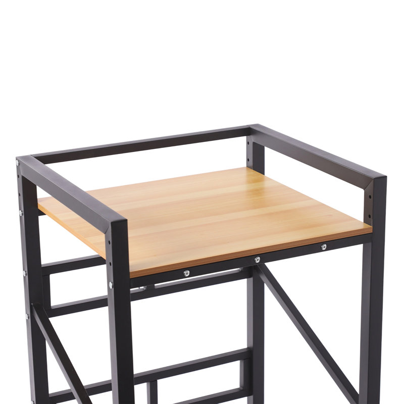 Washer&Dryer Stacking Rack With Adjustable Design, Matte Black