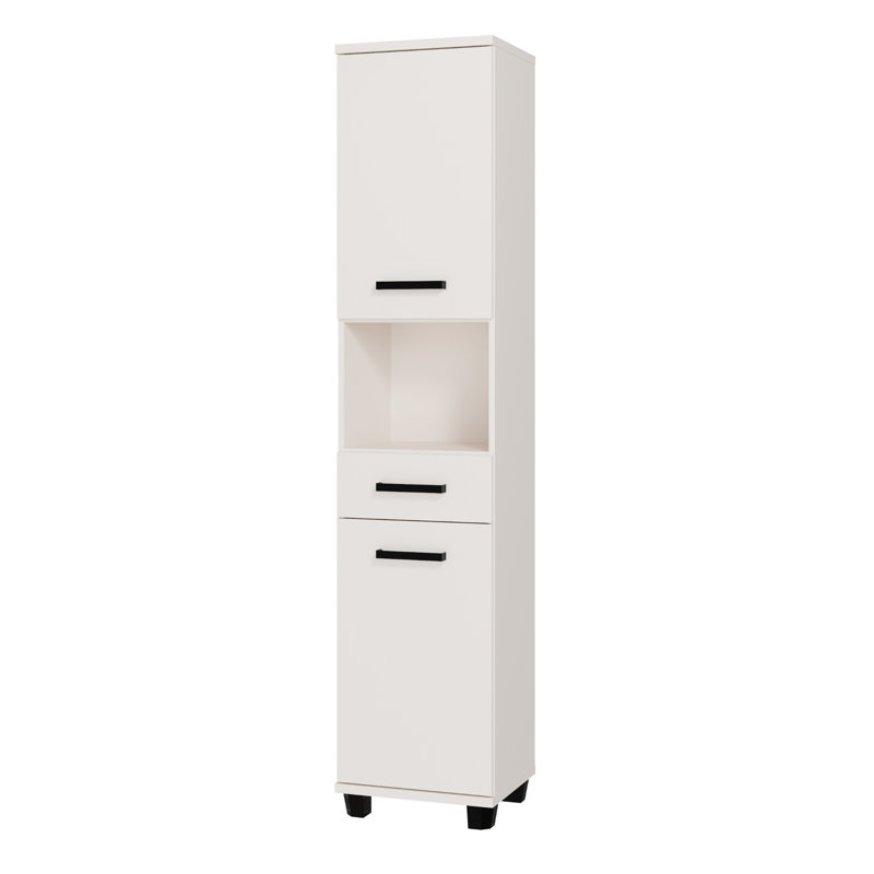 Veris Bathroom Cabinet, Artisan Oak/Sage Green