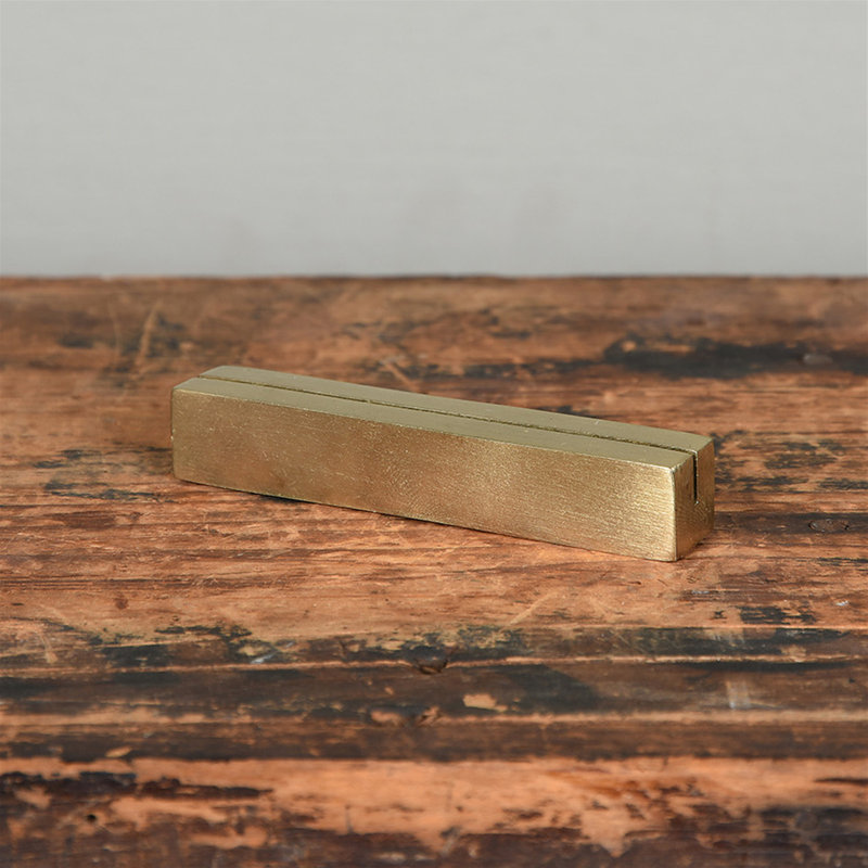 Iron Place Cold Holder, Brass