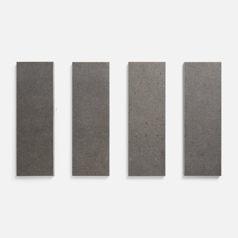 Piccoli Petite 4x12 Matte Terrazzo Look Porcelain Tile, Gray