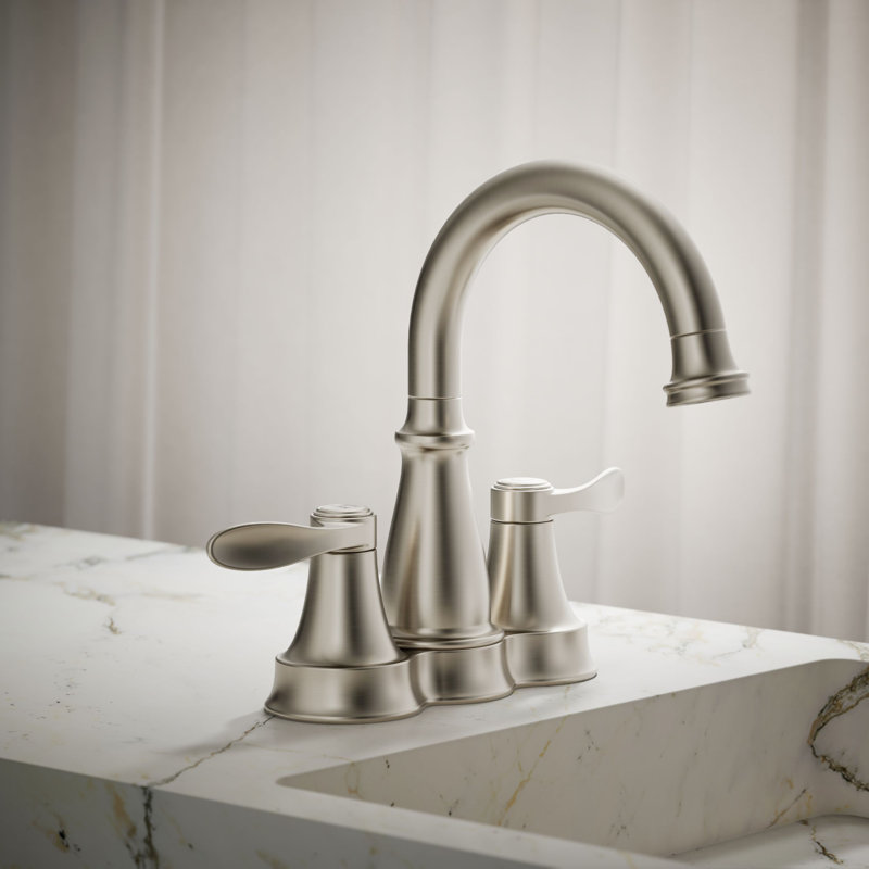 Bellera Centerset Bathroom Sink Faucet, 1.2 Gpm, Chrome