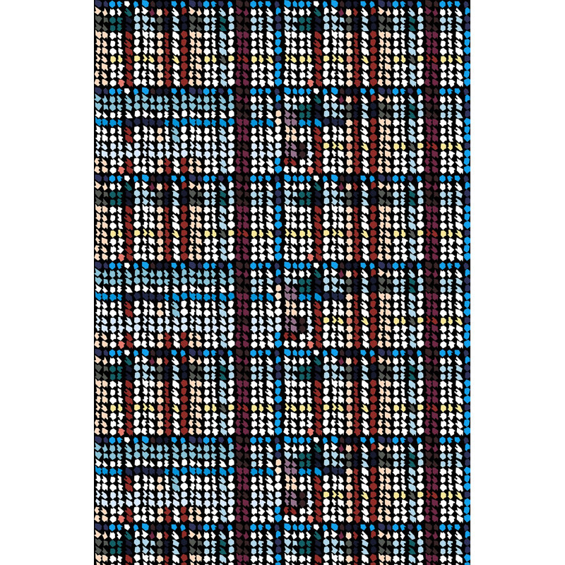 Luxurious Woven Carpet 5.2 x 7.5 ft, 100% Polyester, 0.4 in Pile Height | Antibacterial, Non-Slip PVC Dot Underside, Machine Washable | Elegant 3D Digital Print Design, Perfect for Living Room & Bedroom Décor