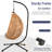 Sturdy Hammock Chair With Stand, Durable Hanging Egg Chair With Rattan Weaving ,Comfortable Indoor Outdoor Swing  Chairs With Soft Removable Cushion,Suitable For Balcony, Bedroom,Or Garden-900531663