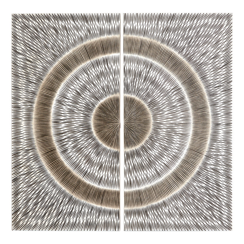 Abstract Wall Decor on Wood