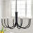 8-Light Dimmable 44"W Oversized Chandelier