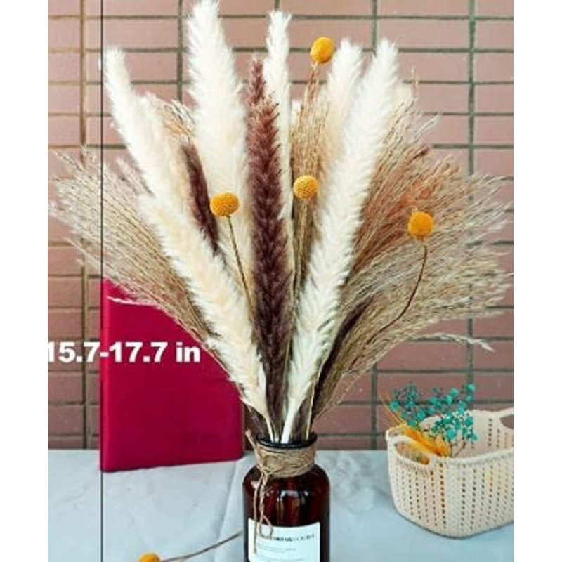 17.7 " H Faux Pampas Grass