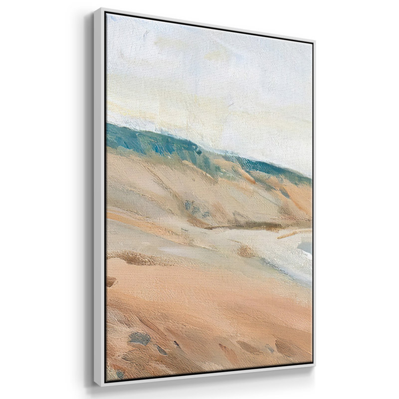 Étude de rivage I 3 pièces, H 24 po x l 48 po x P 2 po, Blanc
