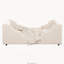 Lit de tout-petit pour enfant avec sac de rangement, lit de bébé rembourré de sécurité pour 1-6 ans, beige