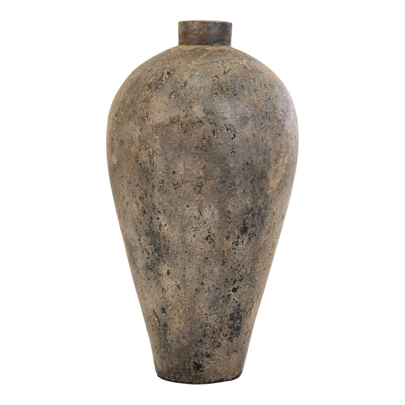 Hoytt Terracotta Floor Vase, 80cm H x 40cm W x 40cm D