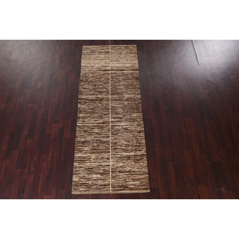 Handmade Gabbeh Runner Rug 3x8