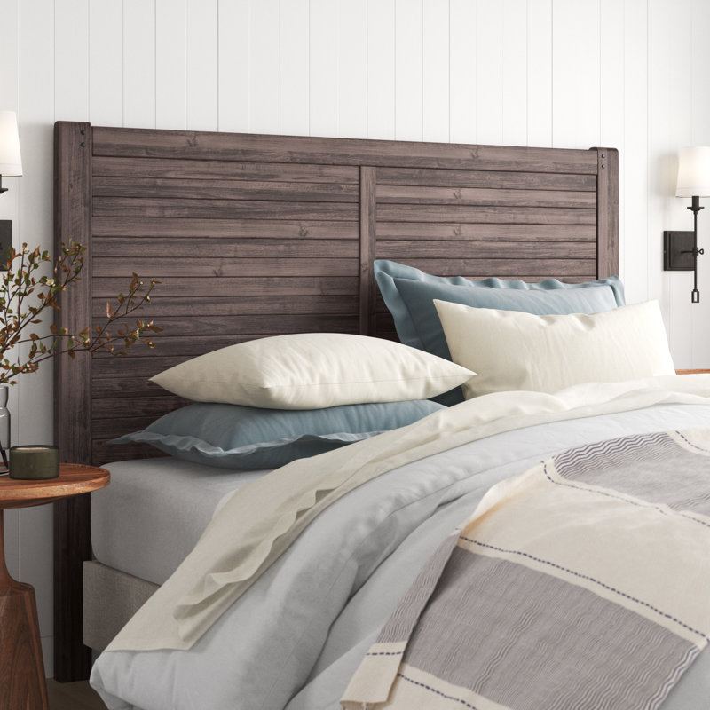 Navin Headboard, Weathered Gray, King
