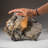 Golden Calcite On Sphalerite Matrix