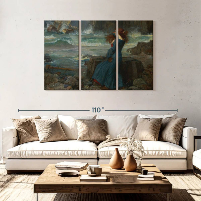 Leisha Miranda The Tempest, 48" H x 74" W