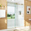 Porte de douche coulissante simple sans cadre avec verre transparent 55 "- 59" x H 75 "-94489781