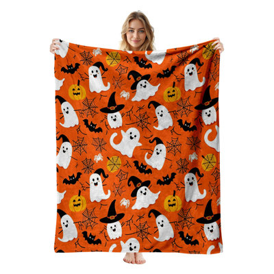 Jeté en flanelle JYK Halloween