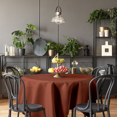 Faux Linen Tablecloth