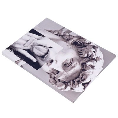 Wall Art Canvas Retro Decorative Clear Printing Hanging Painting for Cafe Living Room OfficeType D