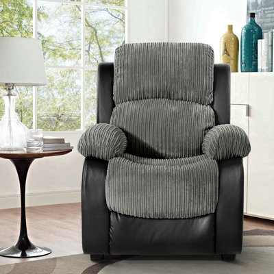 Heidine Faux Leather Club Chair