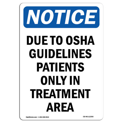 Due to Guidelines Patients Sign