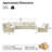  Jacinto 118.5" W Modern Sectional Sofa-694226653