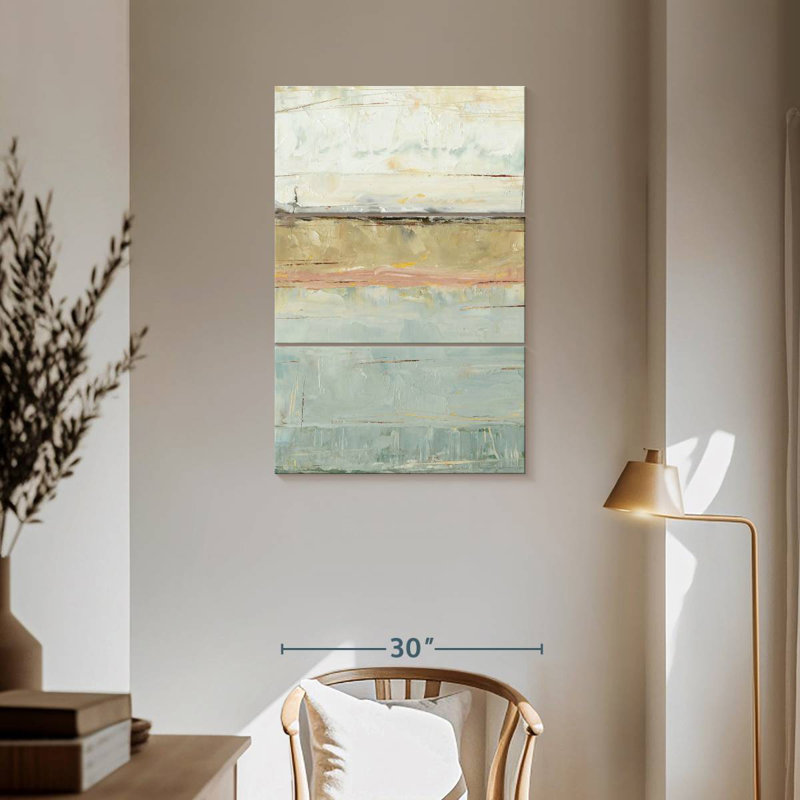 Avery Pastel Horizon I, 57" H x 36" W